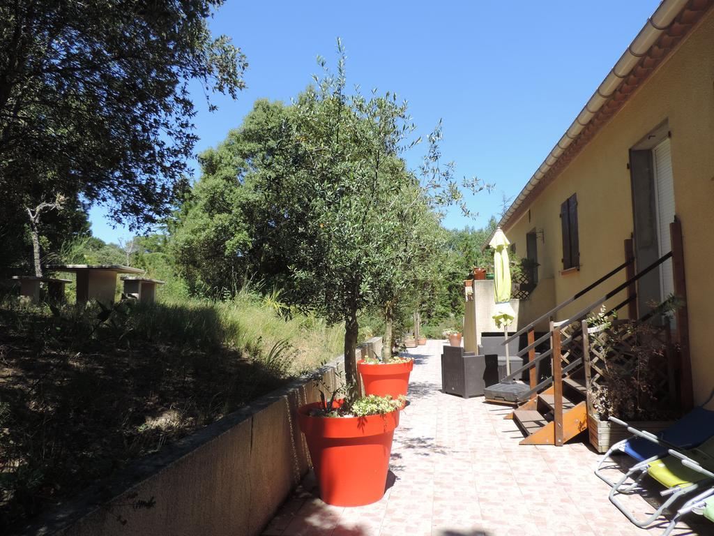 Les Deux Lions Hotel Alairac Buitenkant foto